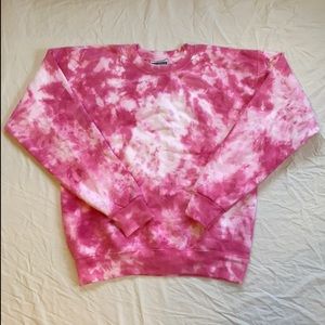 Pink Tie Dye Sweatshirt